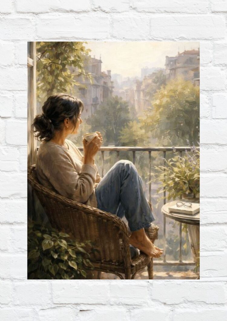 The Space Between Thoughts - Mockup for 2nd Image The Space Between Thoughts — Art Print